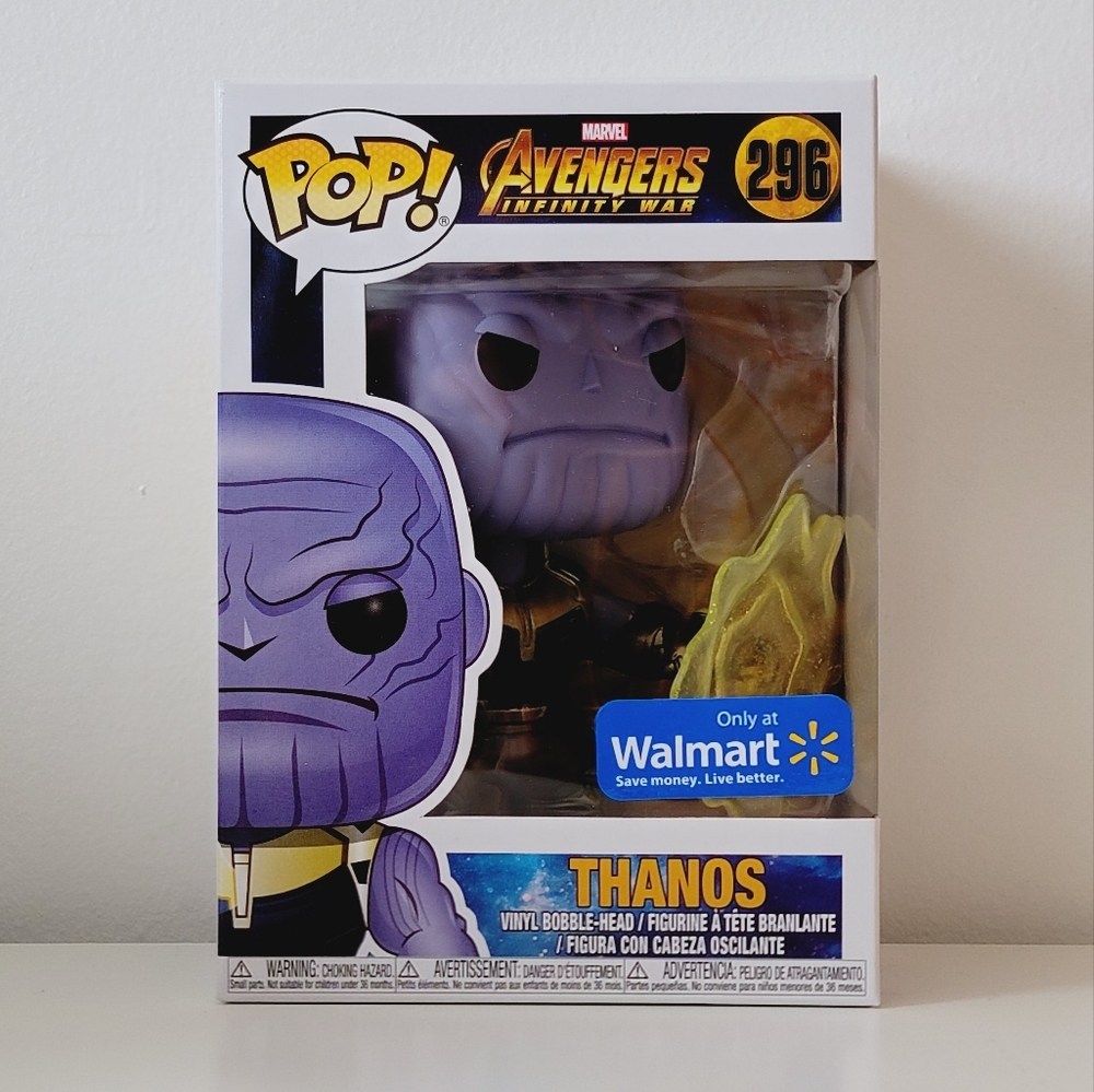 Marvel's Thanos Infinity War Walmart Exclusive Funko Pop #296